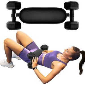 Hip Thrust Belt Dumbbell Hip Thrust Belt for Kettlebells or Grip Plate NWT